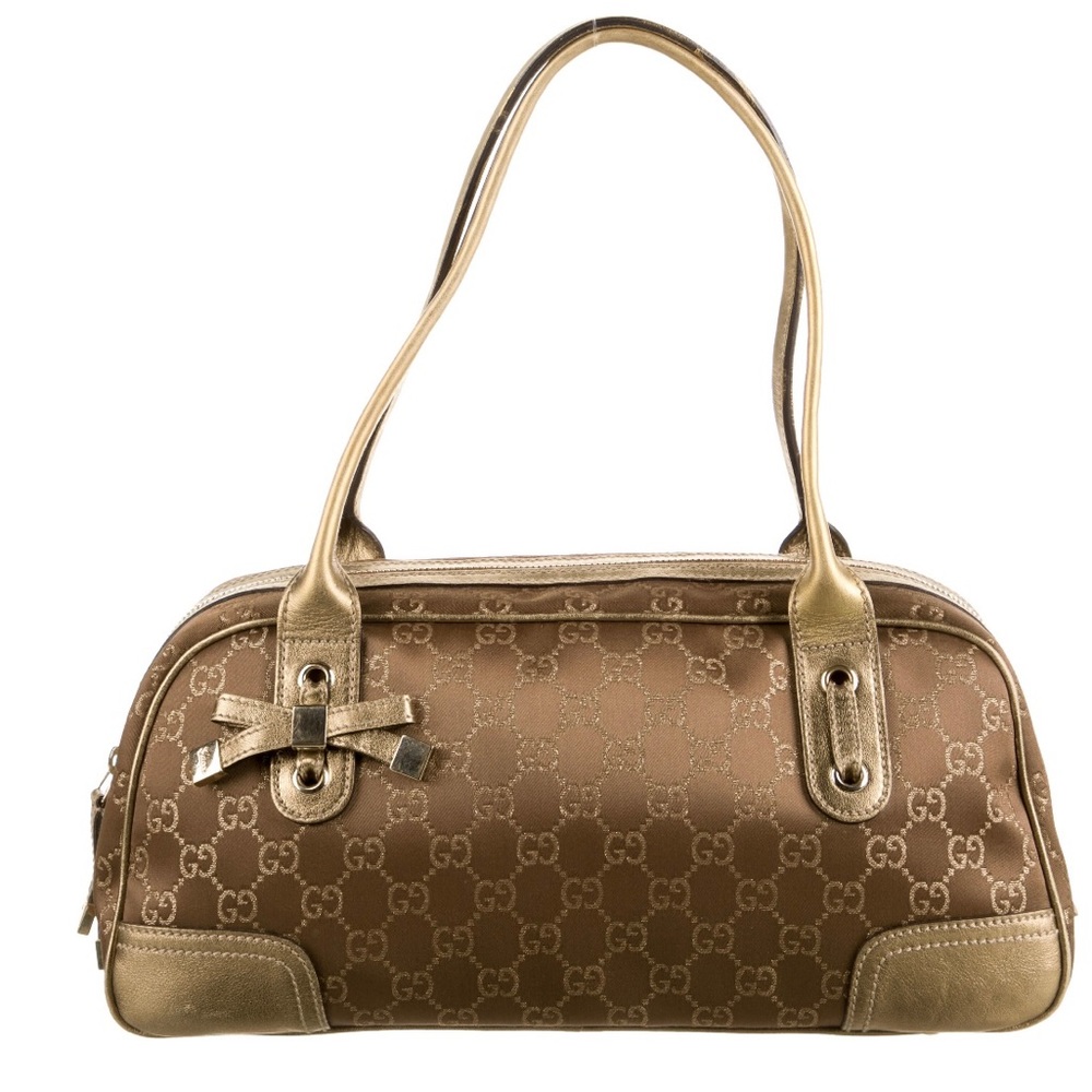 Authentic Gucci GG Lurex Princy Boston Bag - Bought from TheRealReal